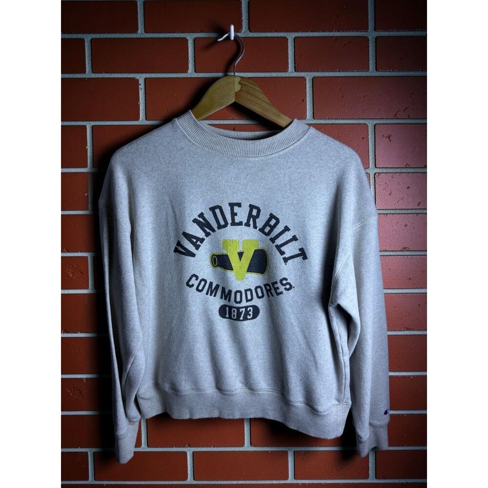 Champion Vanderbilt Commodores Crewneck Sweatshirt Men's Medium Gray